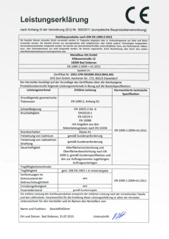 Leistungserkl�rung
